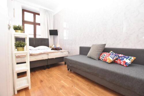 City Central Hostel Wrocław - pokój prywatny, wspólna łazienka. ul. Igielna 40, Wrocław Rynek. 